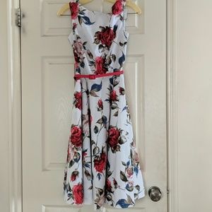 50's style swing dress